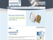 Tablet Screenshot of aggressivewater.com